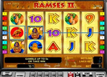 Игровой автомат Рамзес 2 игра Гейминатор
