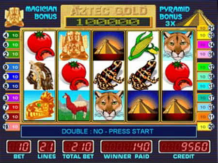 Бонусная игра игрового автомата Aztec Gold
