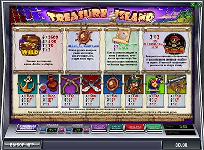Treasure Island играть онлайн