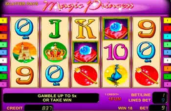 Играть онлайн в автомат казино Magic Princess